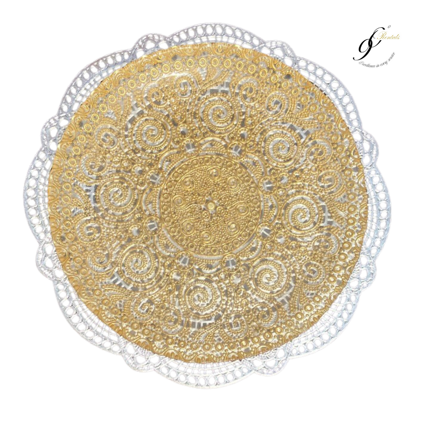 Flora Design Gold Table Mat